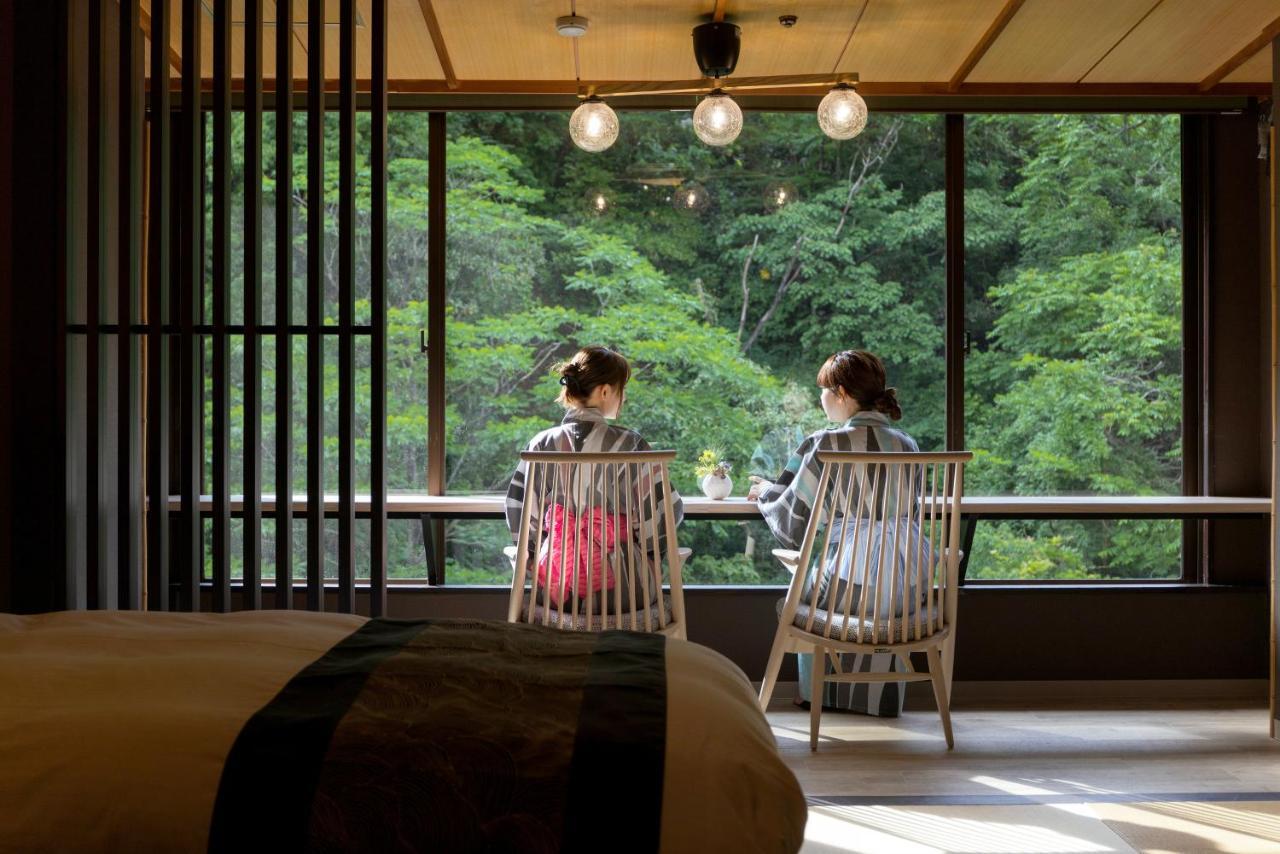 Yamanakaonsen Ohanami Kyubei Kaga  Bagian luar foto