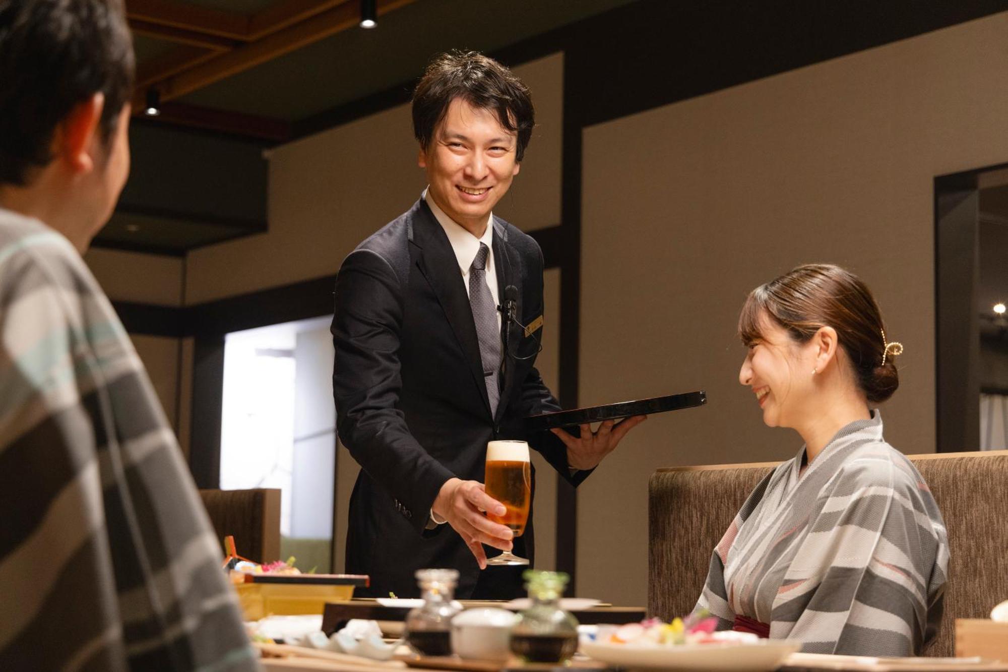 Yamanakaonsen Ohanami Kyubei Kaga  Bagian luar foto