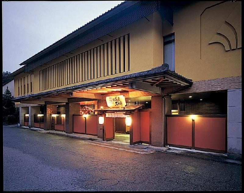 Yamanakaonsen Ohanami Kyubei Kaga  Bagian luar foto